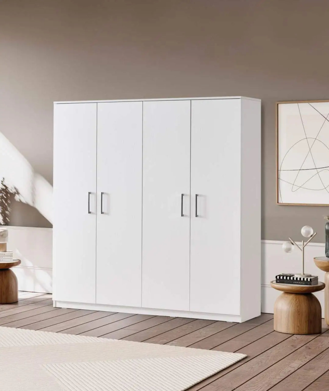 ARMOIRE 4 PORTES MALAGA