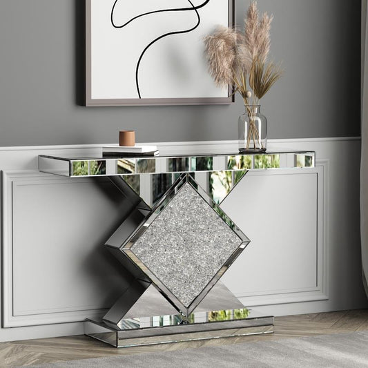 CONSOLE MIROIR LOSANGE